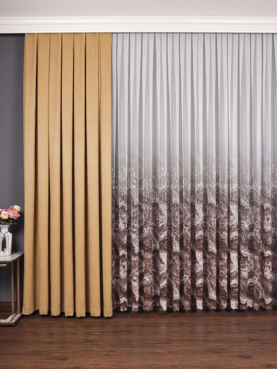 Pardes Tül Perde – Model Hayal Bej