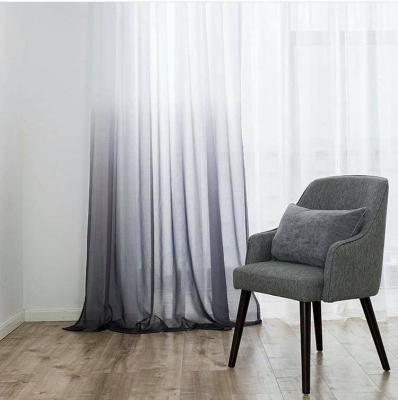 Degrade (Geçişli) Folded Keten Tül