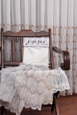 Pardes Tül Perde – Nakışlı Bambu Tül DESEN 2